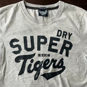 Superdry Tigers Logo Short Sleeve T-Shirt Large